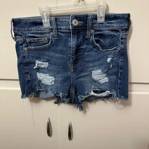 American Eagle ripped jean shorts